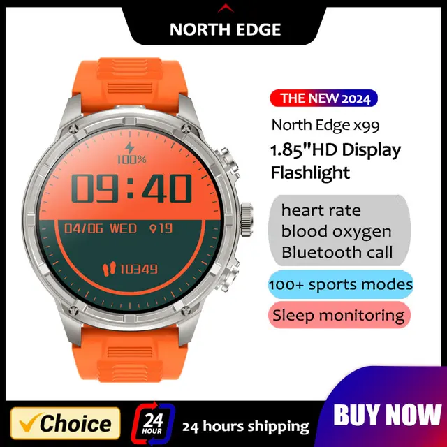 Smartwatch North Edge 1.85\' HD Display