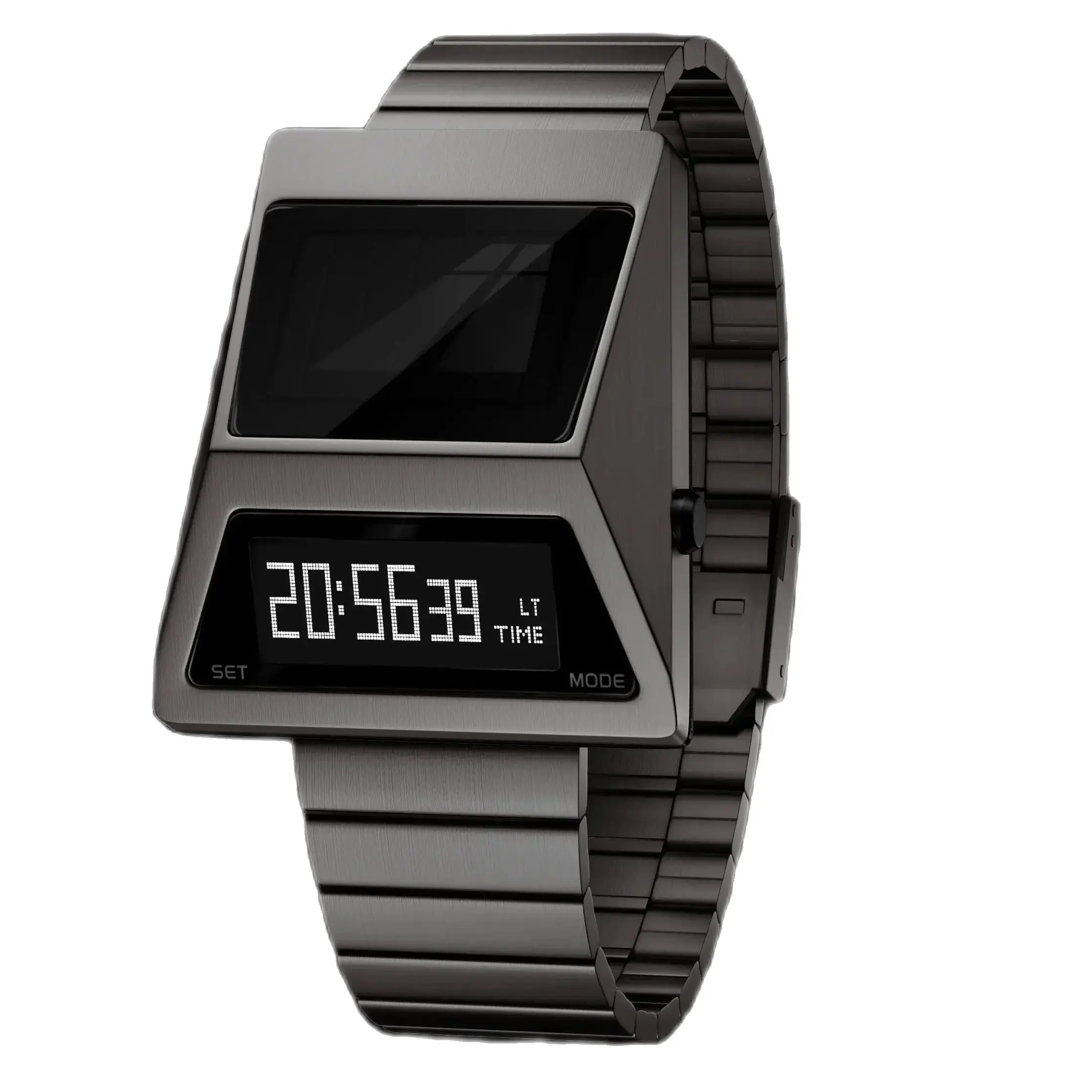 IB DESIGN Unique Metal Watches Digital Cyber BENLY Watches For Men Retro-futuristic Punk Style Fashion Electronic Watches S3000