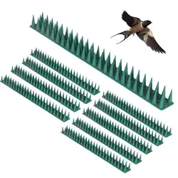 10pcs Plastic Anti-bird Stab Pigeons and Scare Birds Control Anti-cat Anti-theft Fence Wall Nail Bird Repellent Spikes