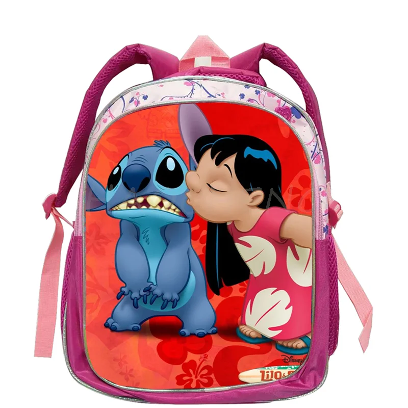 Disney New Arrival Lilo And Stitch School Bags Girls Cartoon Schoolbag Children Baby Kindergarten Bookbag Kid Mochila Infantil