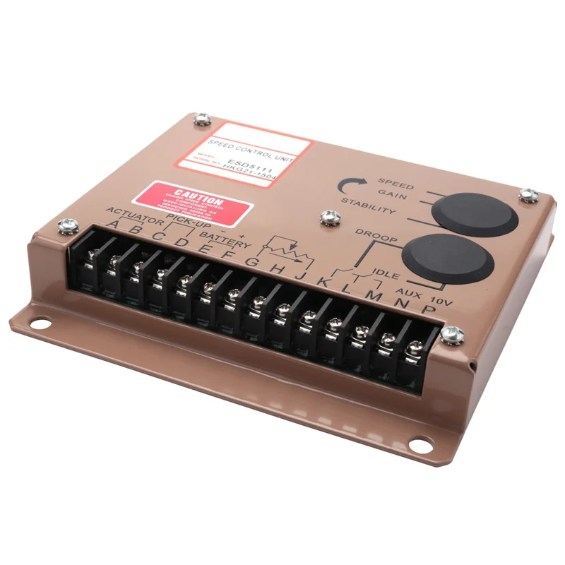 ABSE-Engine Motor Speed Regulator ESD5111 Genset Adjustment Controller Power Supply Ac Generator Part 12V 24V Speed Govornor