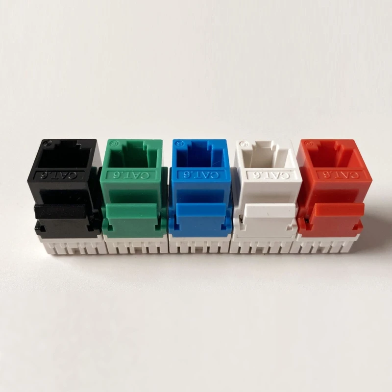 이더넷 월 플레이트, RJ45 키스톤 커플러 인서트가 있는 키스톤 잭 월 플레이트