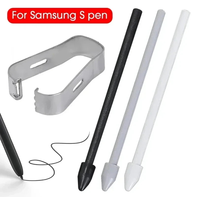 1-4sets Pen Tip For  Galaxy Tab S6 S8 Stylus Pen Replacement Tip Nib For Galaxy Tab S9 S10 S24 S25 Note20 Pen Tips with Tweezer