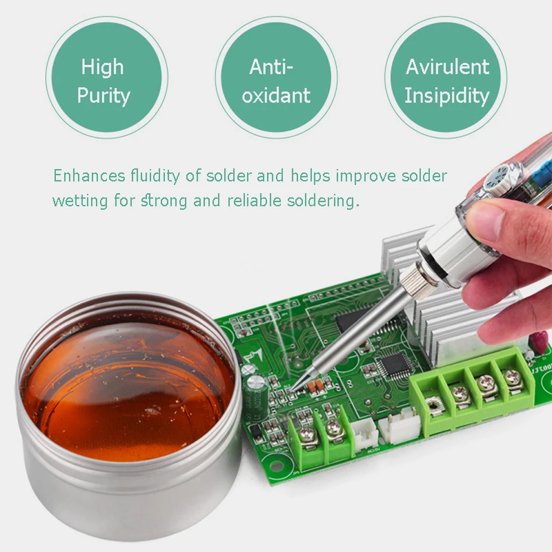 Imagem -02 - Bakon Rosin Colar Dica Tinner Flux para Smd Pcb Bga Solda e Reparação Alta Pureza Anti-oxidante Avirativo 50g