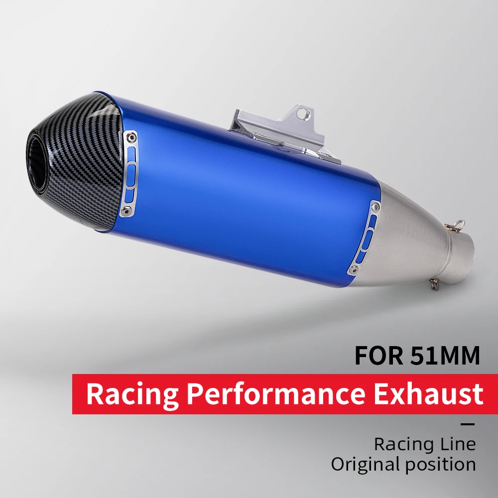 

High Performance 51mm S118 Motorcycle Carbon Fiber Exhaust Escape Exhaust Muffler for EXC CRF150 EXC WR450 RC390