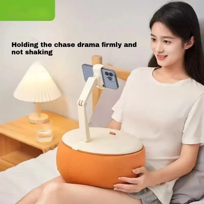 Creative Lazy Pillow Mobile Phone Flat Bracket Desktop Live Sofa Bedside Universal Flat Drama Artifact Pillow Holder Stand