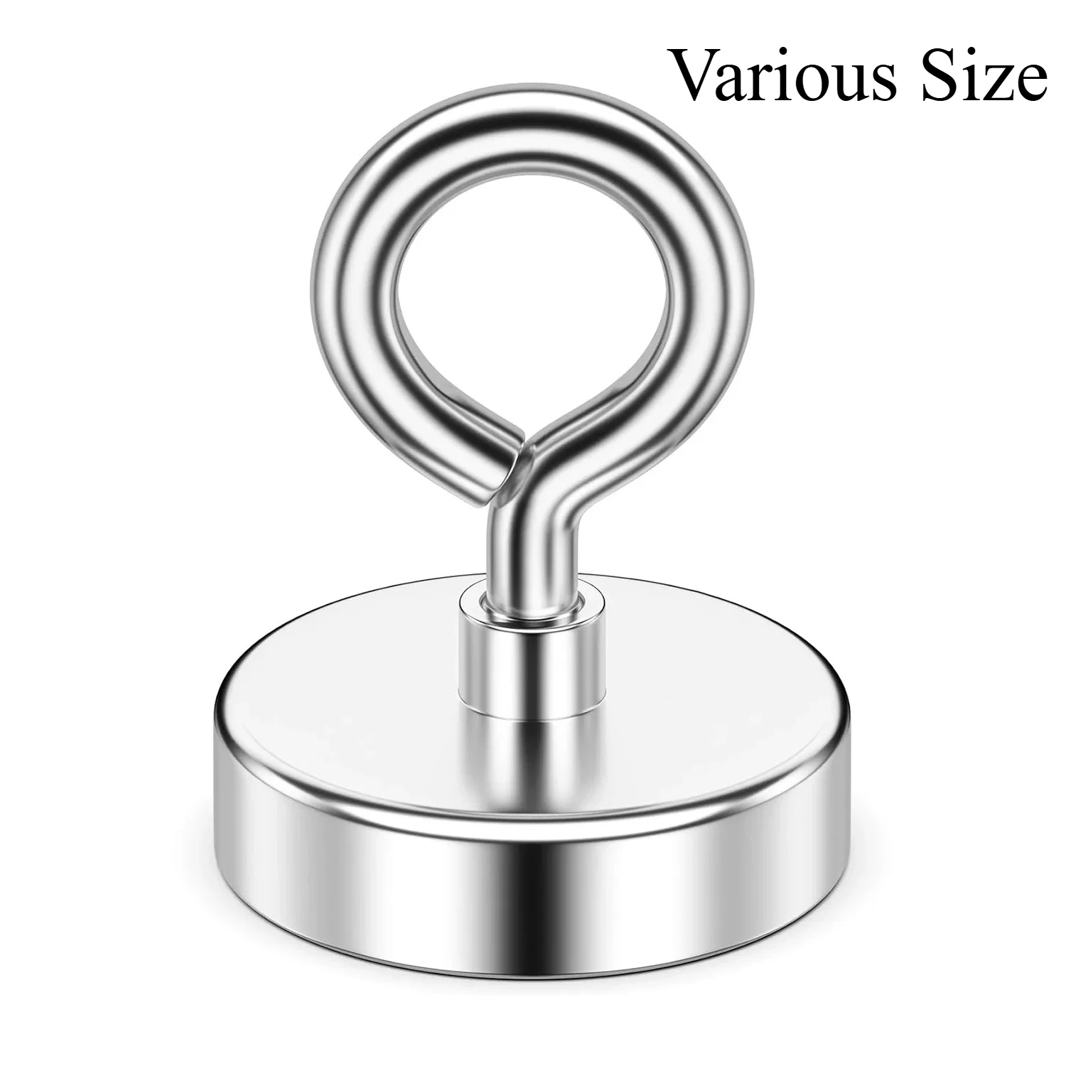 Strong Neodymium Fishing Magnets (16/20/32/42/48mm) - Powerful Hooks for Underwater Salvage, Metal Detection, and Fishing