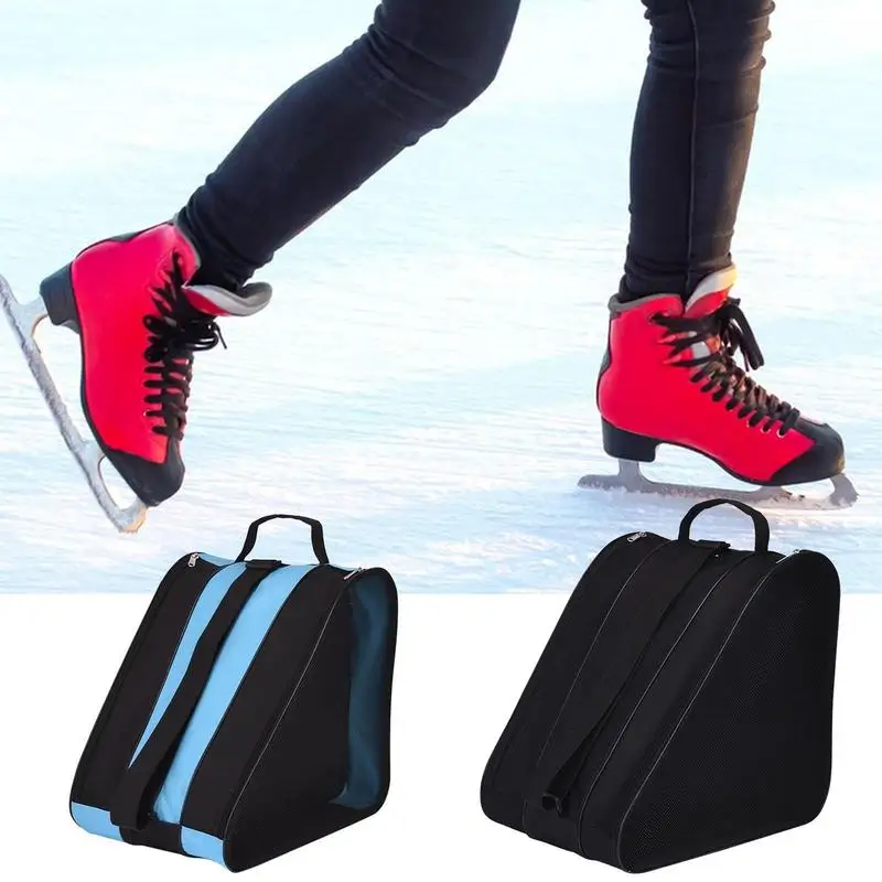 Skatetasche, Aufbewahrungstasche für Skating-Schuhe, mit Riemen und Griff, modische Taschen, Eiskunstlauf-Schuhe, Tragetaschen, Rollschuh-Zubehör