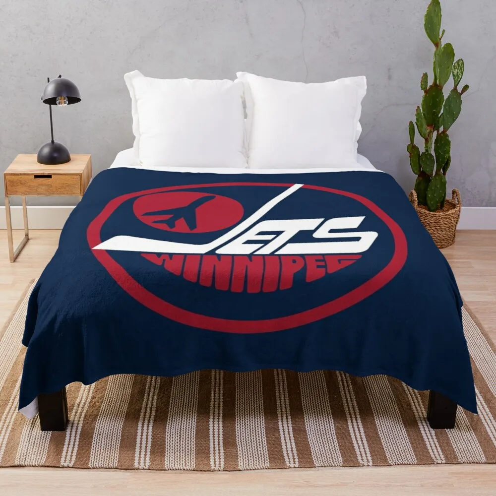 

Jets-Logo Throw Blanket crochet blanket travel blanket sleeping bag blanket multi-purpose