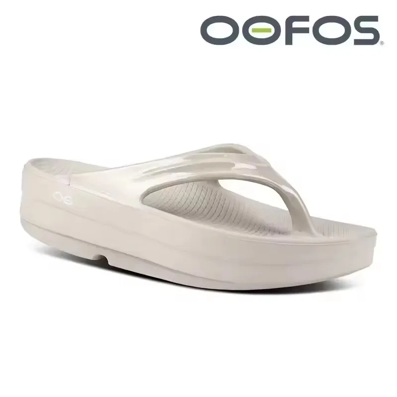 صنادل OOFOS الأصلية - شباشب خفيفة الوزن للاسترداد للرجال والنساء، صنادل ناعمة من الأسفل للمنزل الداخلي، أحذية شاطئ خفيفة