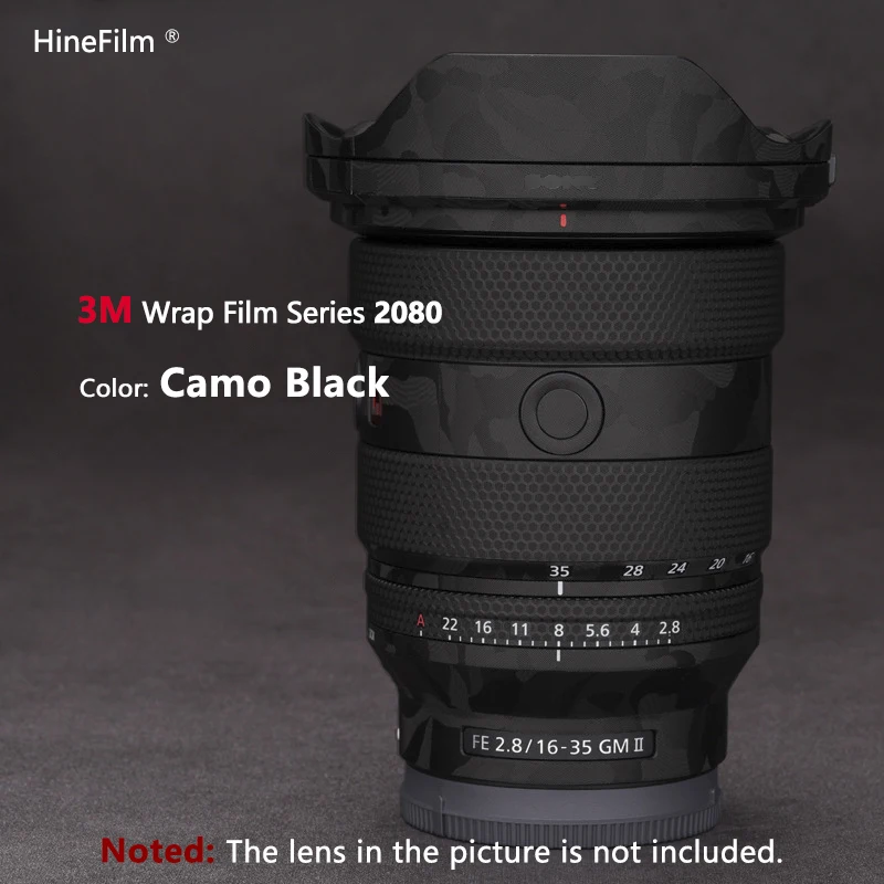 for Sony 1635GM II Lens Decal Skin SEL1635GM2 Anti Scratch Wrap Cover for Sony FE 16-35mm F2.8 GM II Lens Sticker Film