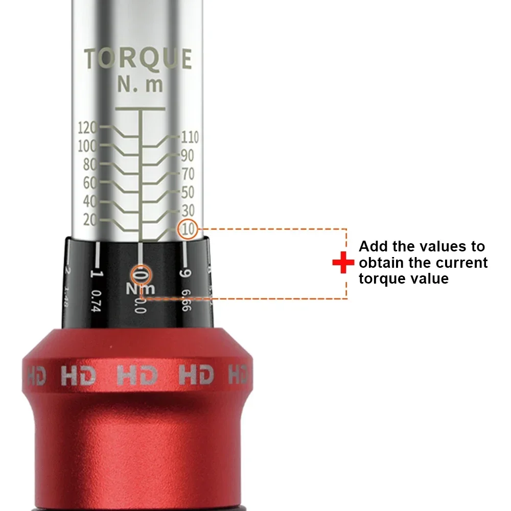 004 Chave de torque endurecida 10-110N.m 3/8" 538083