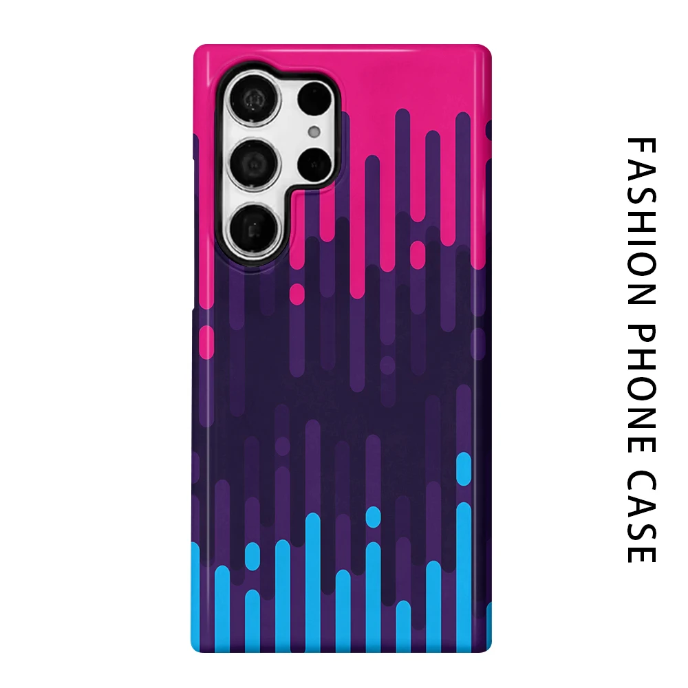 Pulse Wave Phone Case for For Samsung Galaxy S26 S25 S24 S23 S20 FE A56 A36 Ultra Glossy HD Hard Cover Film Shell