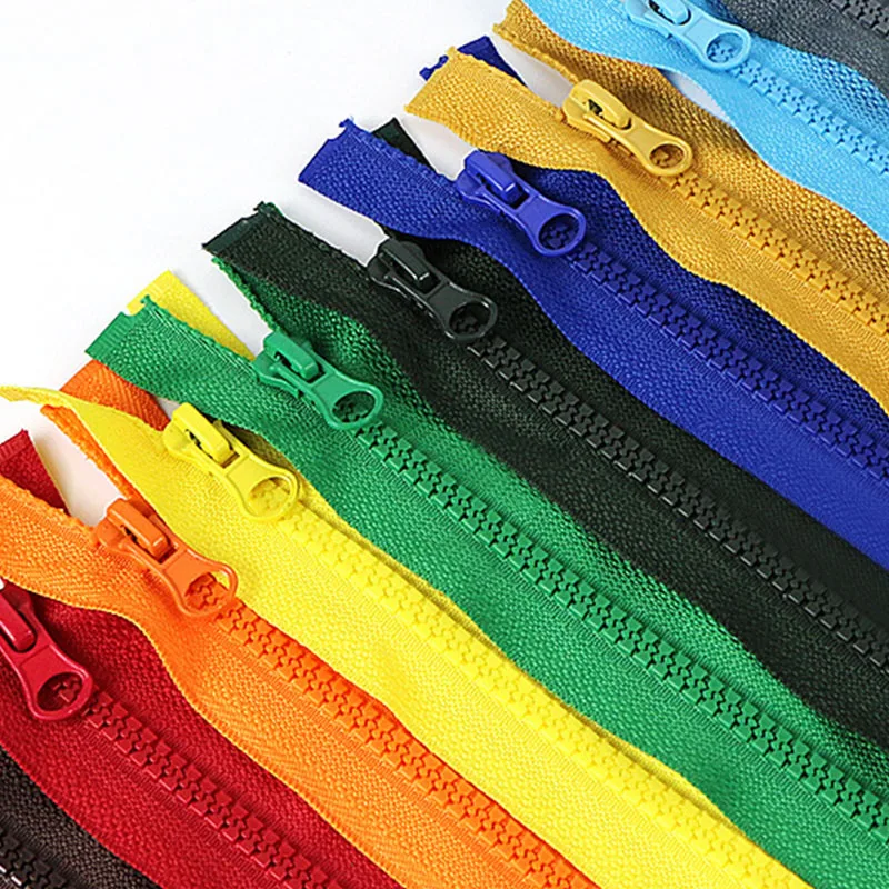 1pc 60cm Resin Zippers Detachable Zipper Diy Garment Sewing Bag Clothing Jacket Zippers Repair Accessory