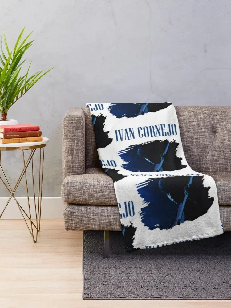 Ivan Cornejo Photo With Text v2 Throw Blanket christmas gifts Furry Plaid on the sofa Retros Blankets