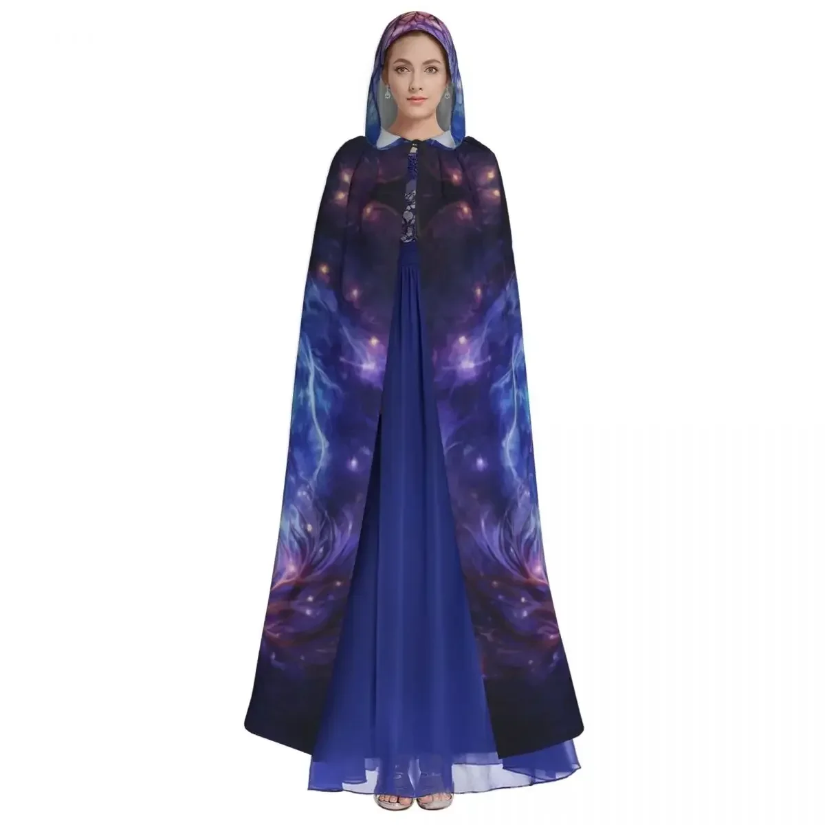Hooded Cloak Unisex Cloak with Hood Tree Of Life Cloak Vampire Witch Cape Cosplay keep warm Water Resistant