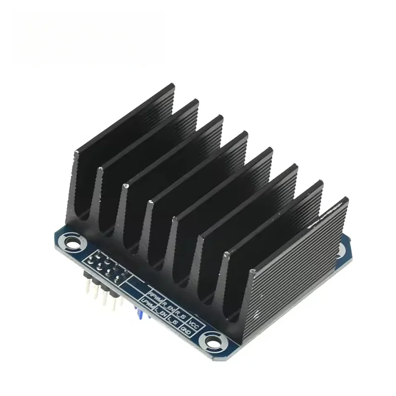 BTS7960 High-power intelligent vehicle motor drive module with 43A current limit control and semiconductor refrigeration drive