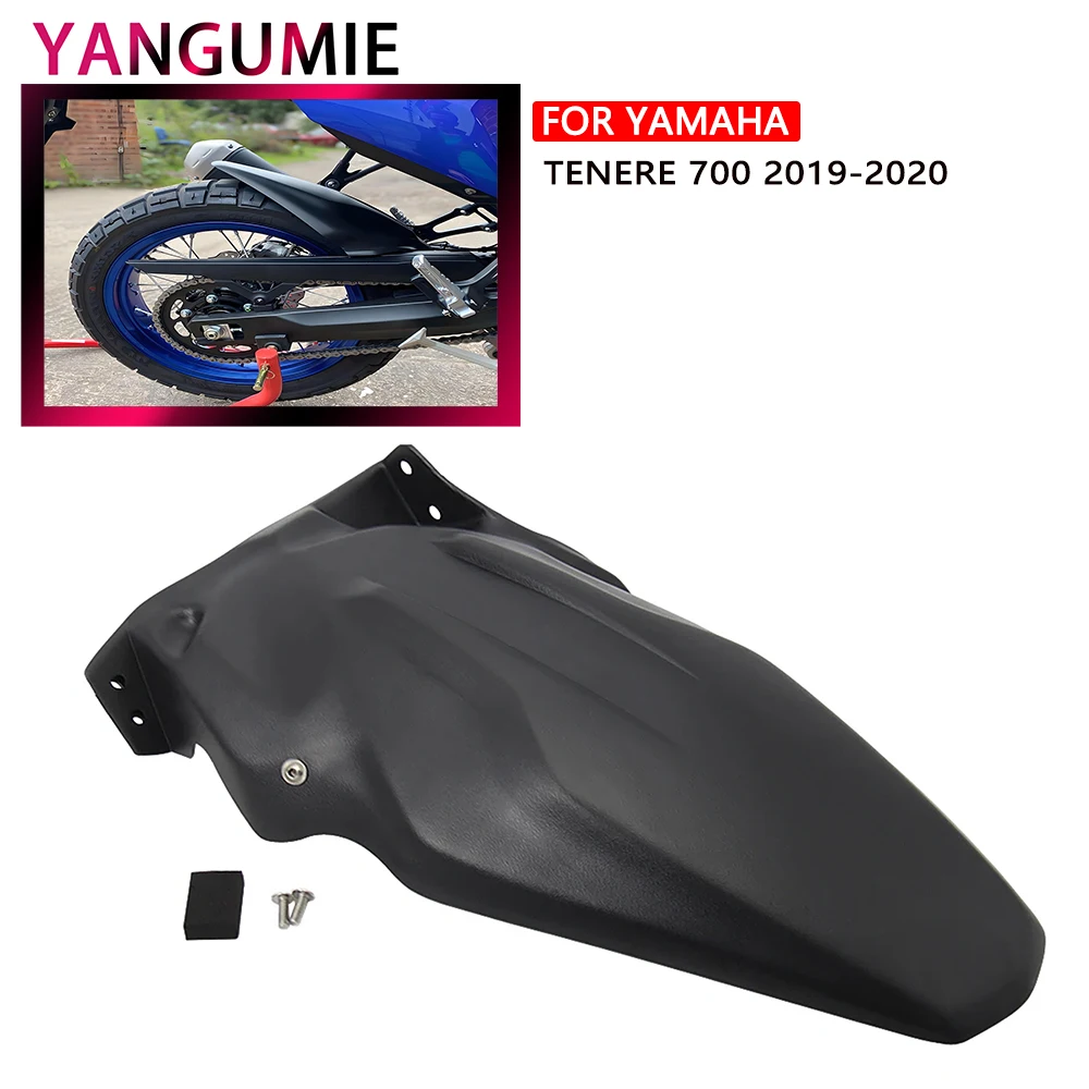 

Compatible with Yamaha Tenere 700 2019-2020 motorcycle rear wheel fender extension, splash and sand guard, tire hugger
