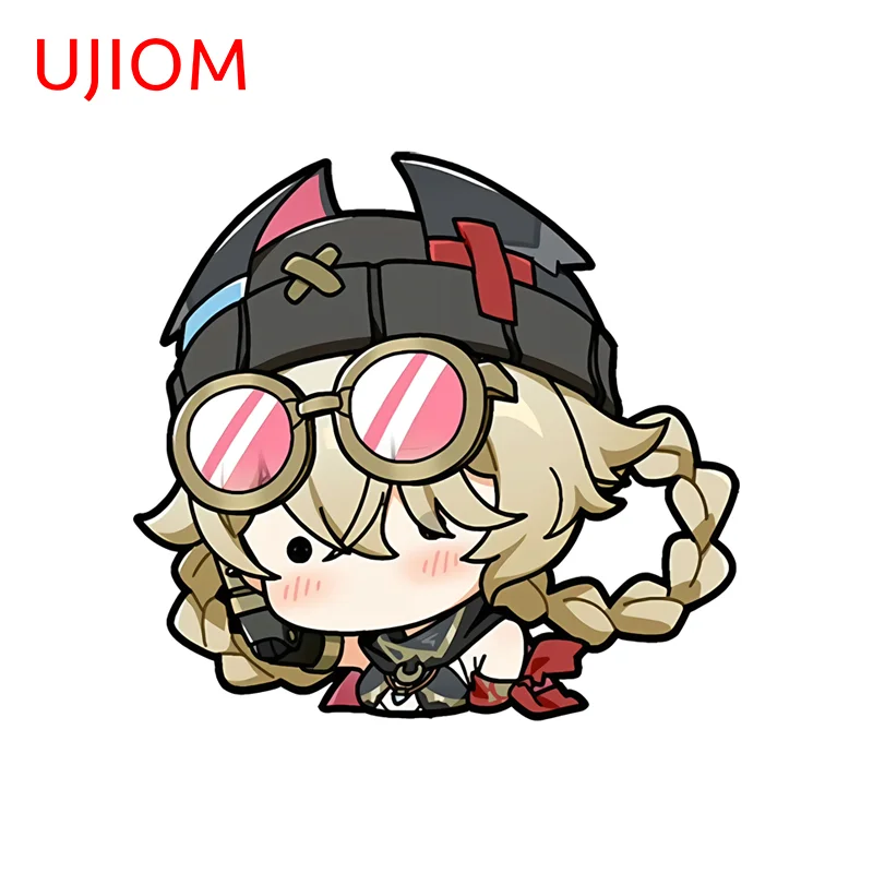 UJIOM Cute Genshin Impact Jahoda Wall Sticker Artistic Ingenious Elegant Attractive Adorable Customizable Decal Wardrobe Decor