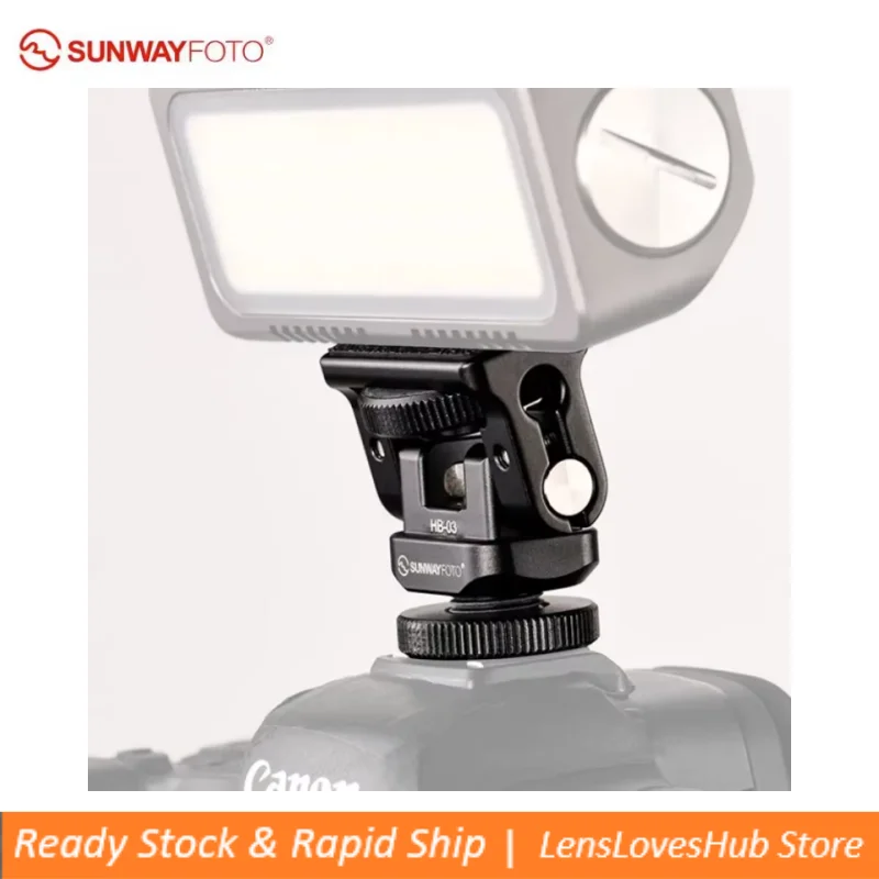 

Подвесная головка Sunwayfoto с горячим башмаком и панорамированием, карданная головка для беззеркальной камеры, штатив для зеркальной камеры HB-03