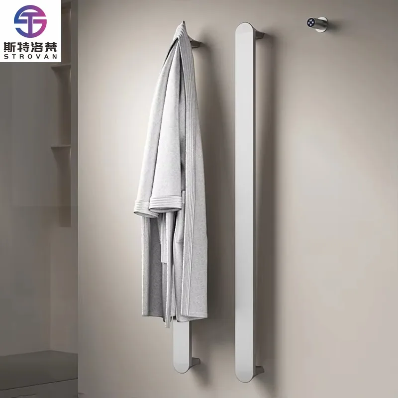 

Push Button Switch 62 Inch Large Towel Radiator Towel Bars Modern Electric Heated Towel Rail