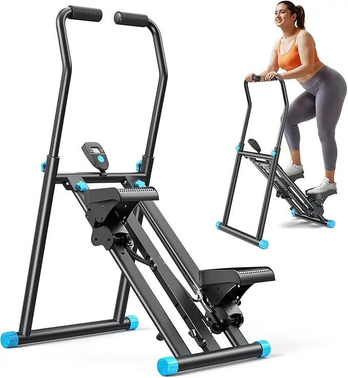 

Stair Stepper for Home Gym Exercise, Stair Climber with Extended Step Range, Adjustable Handlebar & Pedals