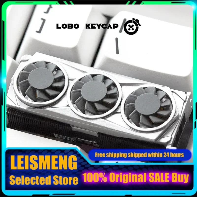 Graphics card 2.25U Keycaps Resin Mechanical Keyboard Cross shaft PC Gaming Keyboard accessories Collect Gifts Custom Keycaps