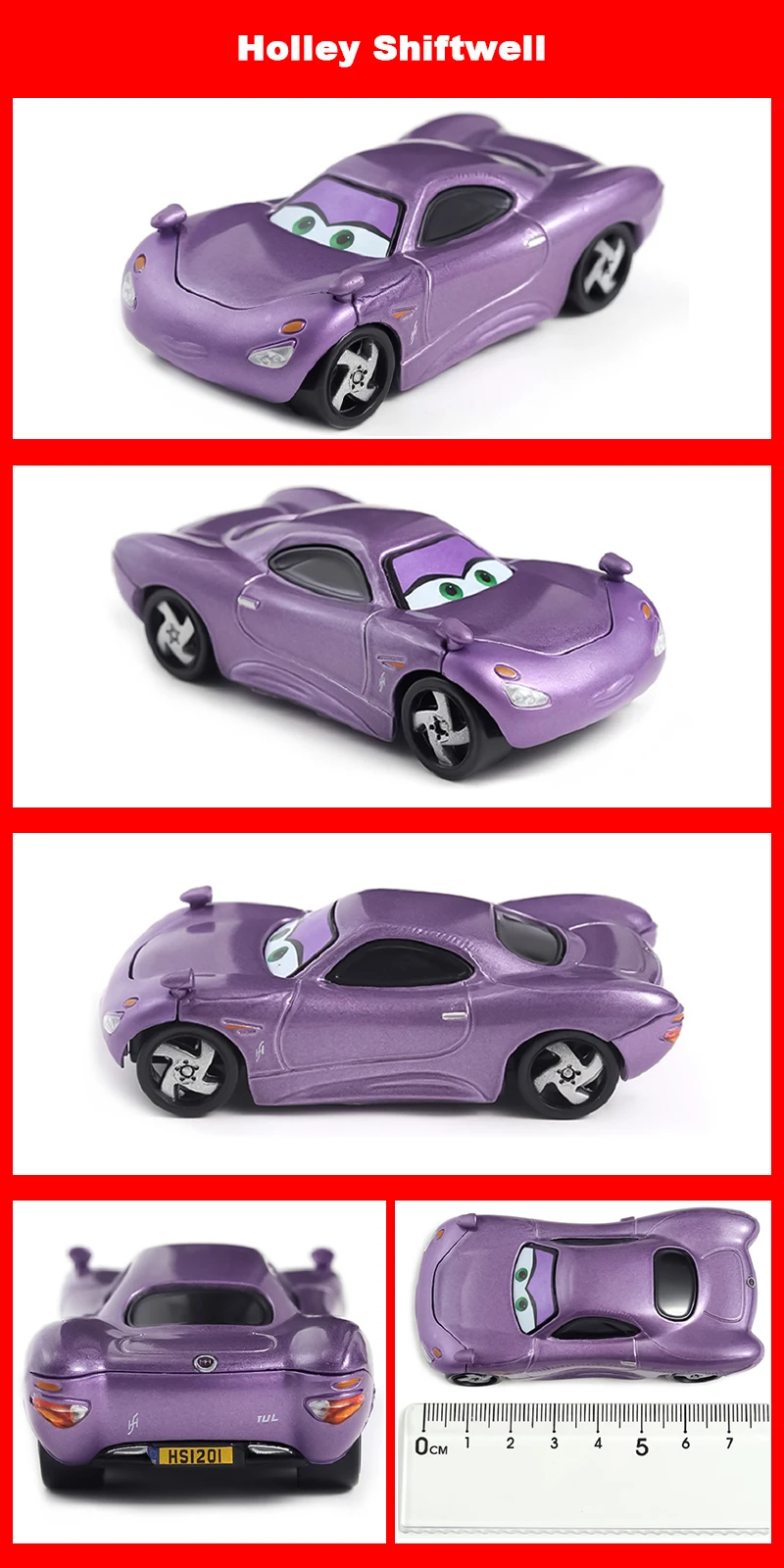 Pixar Racing 3 Lightning McQueen Jackson Storm Saligidor Weiße Polizei Druckguss-Metall 1:55 Legierung Modellautos Geschenke – Detail 16