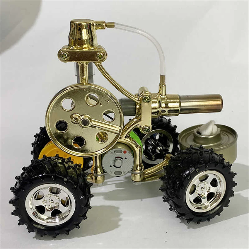 Engine Model Stirling Engine Car Steam Car Physics Experiment Popular Science Science Small Power Generation Experimental Toys