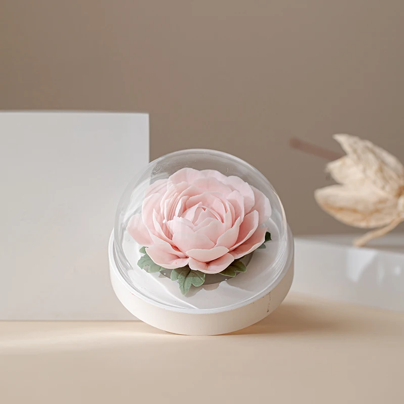 

Camellia ceramic flower aromatherapy diffuser non - left hand pinch gift box Indoor fragrance presents with hand gifts