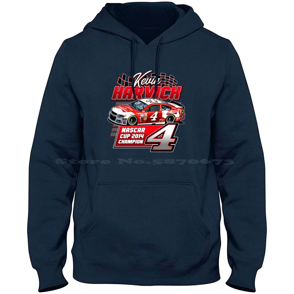 Kevin Harvick 4 Cup Champion 100% Cotton Hoodie T Shirt Dale Earnhardt Chase Elliott Gplegend Jimmie Johnson Richard Petty