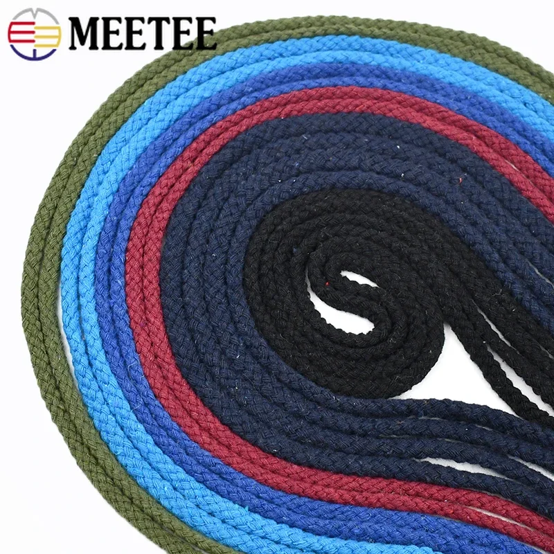 20Meter 5/7mm Fashion Cotton Cord Rope High Tenacity Twisted Ropes DIY Crafts Woven String Home Textile Craft Decor