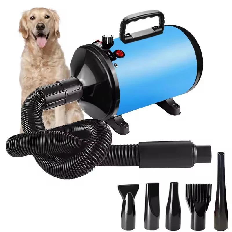 

Multi Colors Large Power Low Noise Pet Cat Dog Hair Dryer Water Blower Grooming Tools