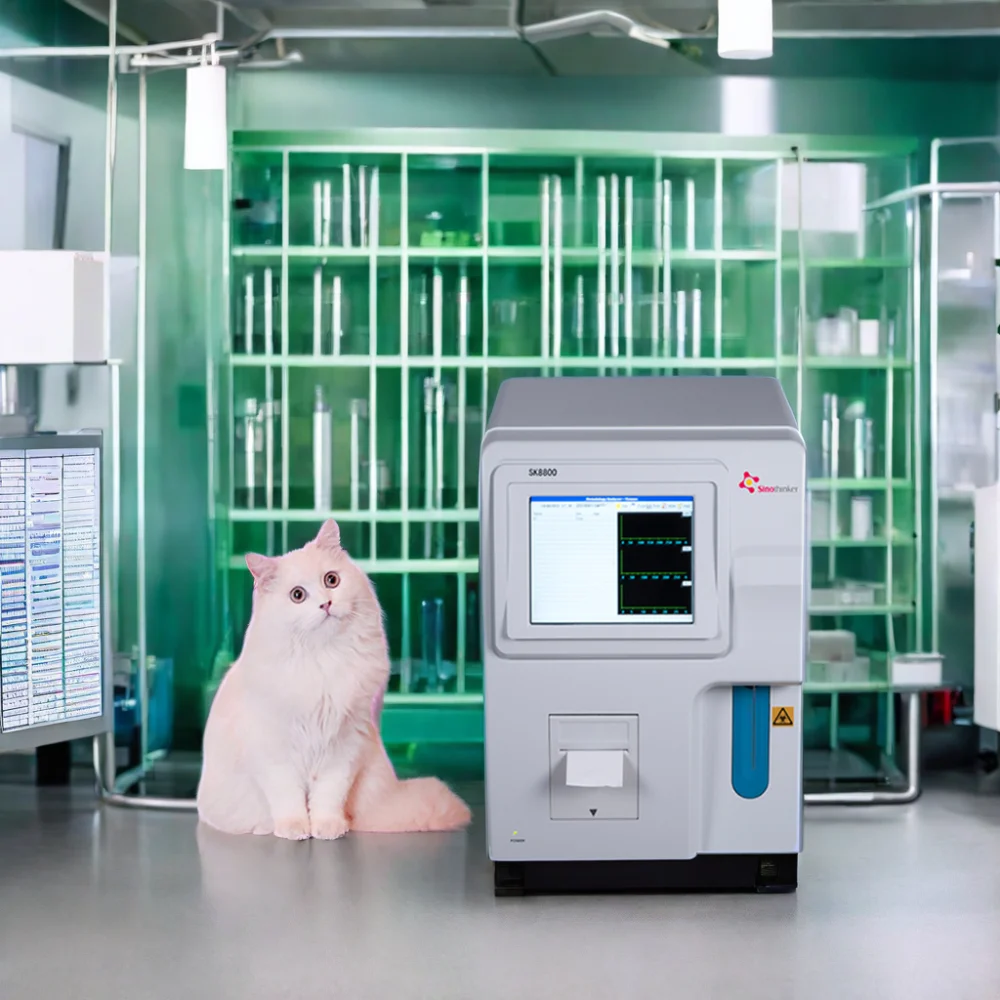 

Open System Veterinary Instrument Clinic Vet Animal CBC Hematology Analyzer Machine Hematology Analyzer