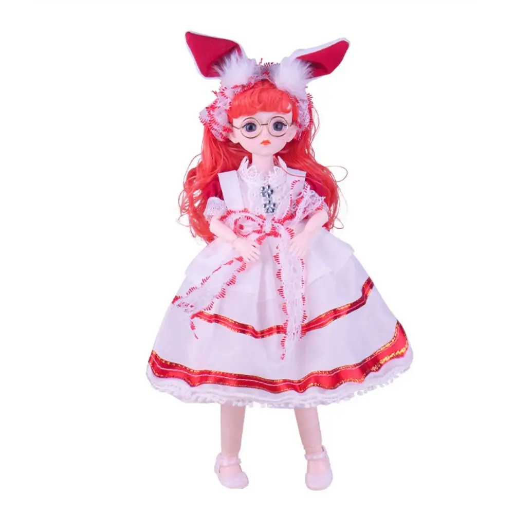 BJD Beautiful 30cm Dress Up Doll Kawaii Toys Dress Up Doll‘s Clothes Bow Lace BJD Movable Joint Doll Children