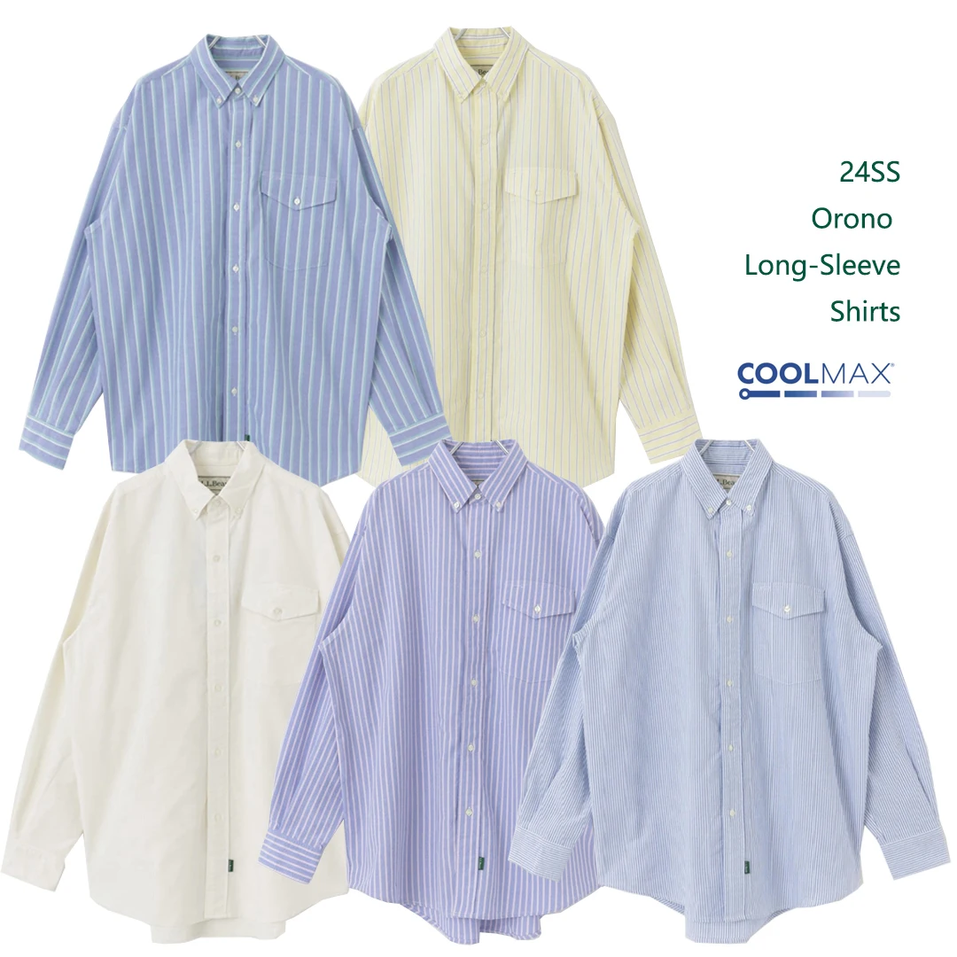 

Long Sve Ox Cloth irt Coolmax Mountain System Spring 2024 Loose Fit Regular Thin Men's Faion Casual irt