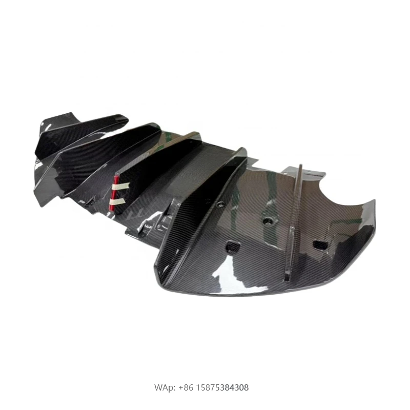 For Lotus Emira Upgrade Vors Style Dry Carbon Fiber Rear Diffuser Rear Bumper Lip Body Kit