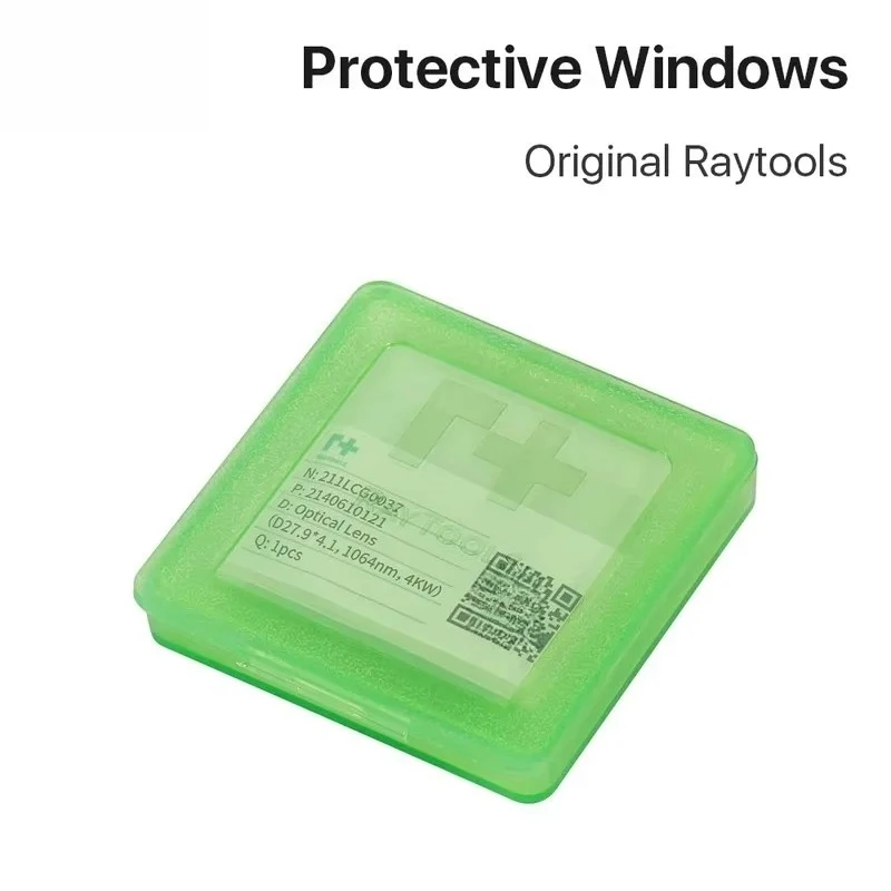 

Защитная линза для режущей головки Raytools BT240S CNC, D18*2 27.9*4.1 1064нм