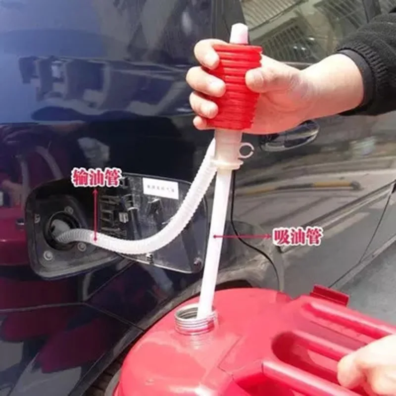 Car Truck Hand Pump Fuel Oil Gasoline Diesel Transfer Sucker Manual Water Chemical Liquid Fuel Transfer Pump Siphon Suction