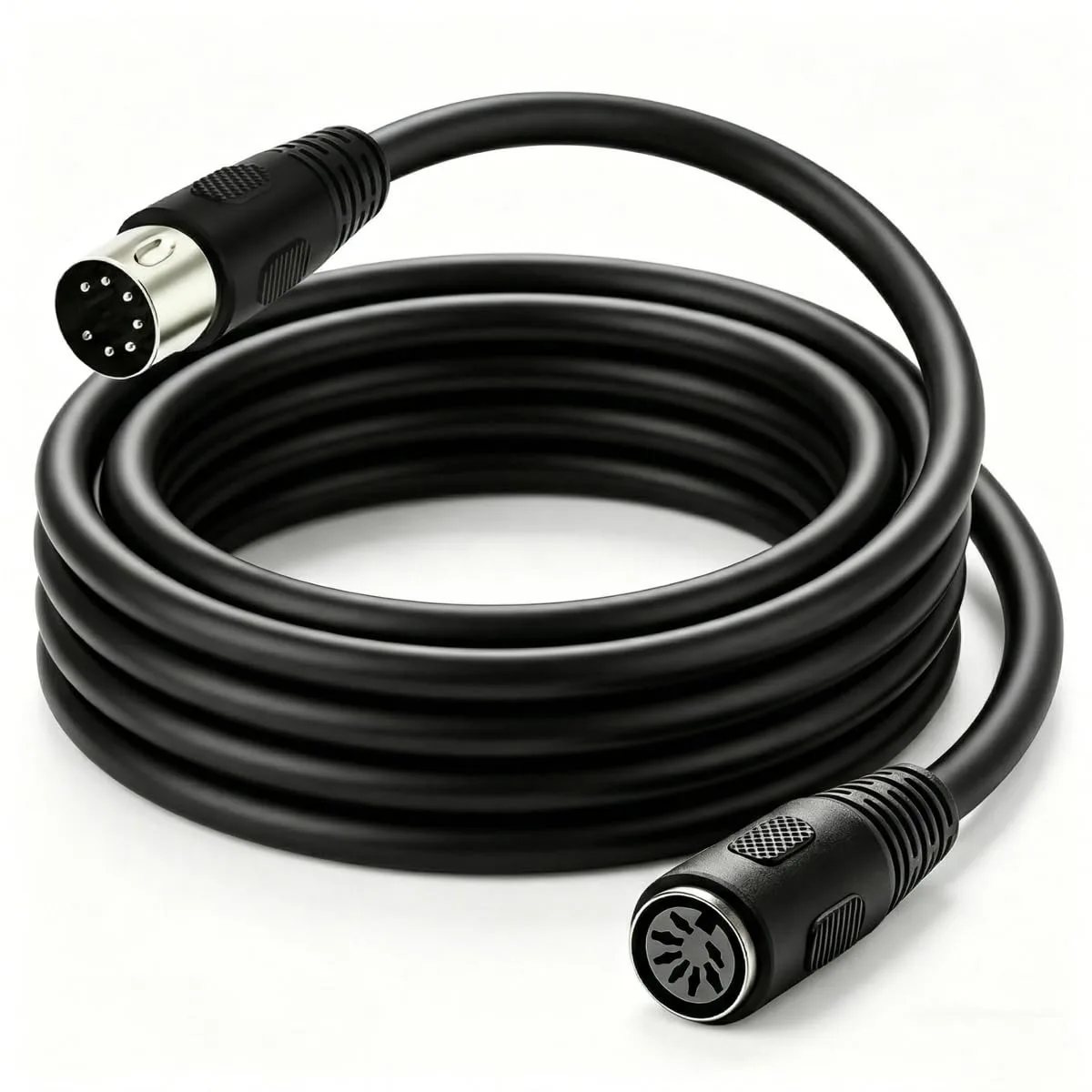 Din 7 Pin Midi Cable Male to Female Controller Interface Audio Cable for Bang & Olufsen, Naim, Quad.Stereo Systems Cable
