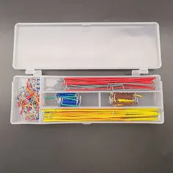 1Box 14 Kinds Solderless Breadboard Jumper Wires Kit Connecting Line Cables for DIY Breadboard Prototyping Solder Circuits