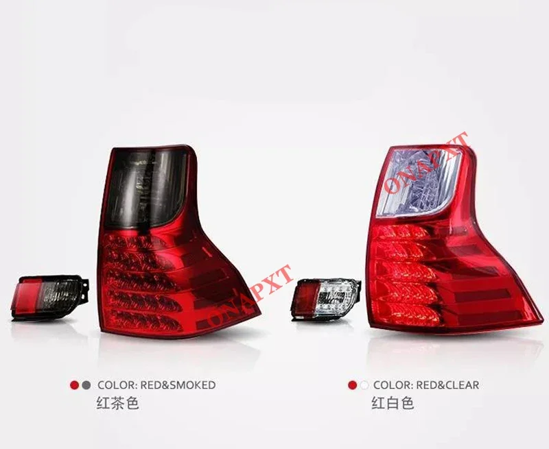 Rear Lamp Streaming Turn light For Toyota Prado EJ150 2011-2023 Refit Taillight LED Tail Light Assembly Accessories