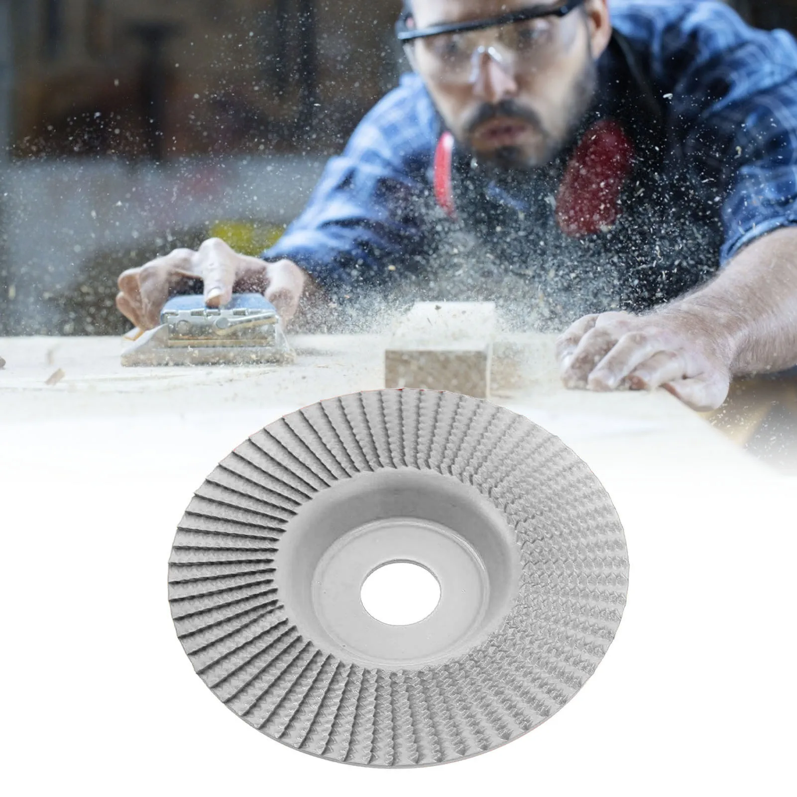 

Angle Grinder Disc Carving Disc Carving Wheel Wood Carving Disc Shaping Wheel 125mm Tungsten Carbide Accessory for Woodworking
