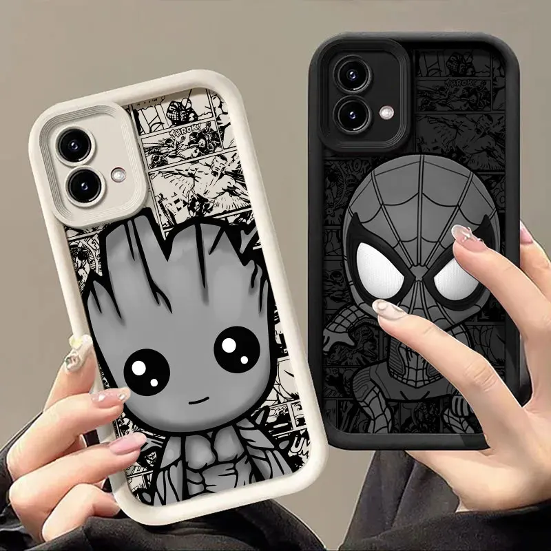 

Phone Case For Motorola Moto Edge 60 50 Fusion 40NEO G85 G84 G75 G54 G53 G35 G34 G22 G15 G14 E40 E32 Funda Black Art Marvel Cool