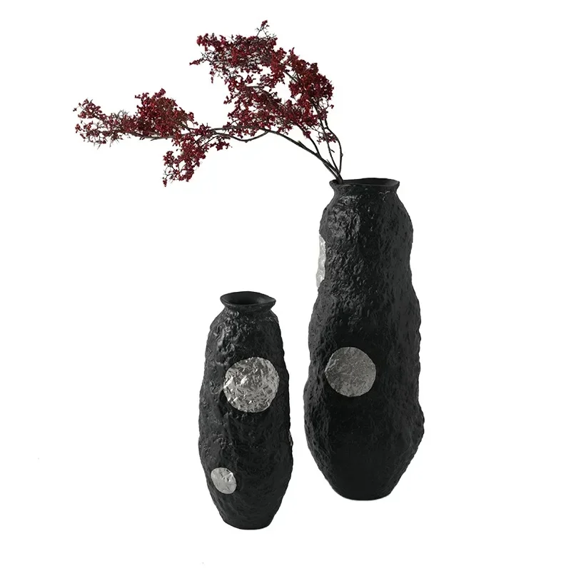 Stone pattern ceramic vase