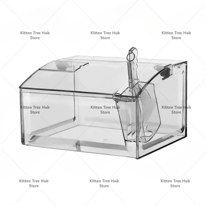 Supermarket Bulk Food Box Dry Shelf Snack Box Fully Transparent Plastic Display Custom Acrylic