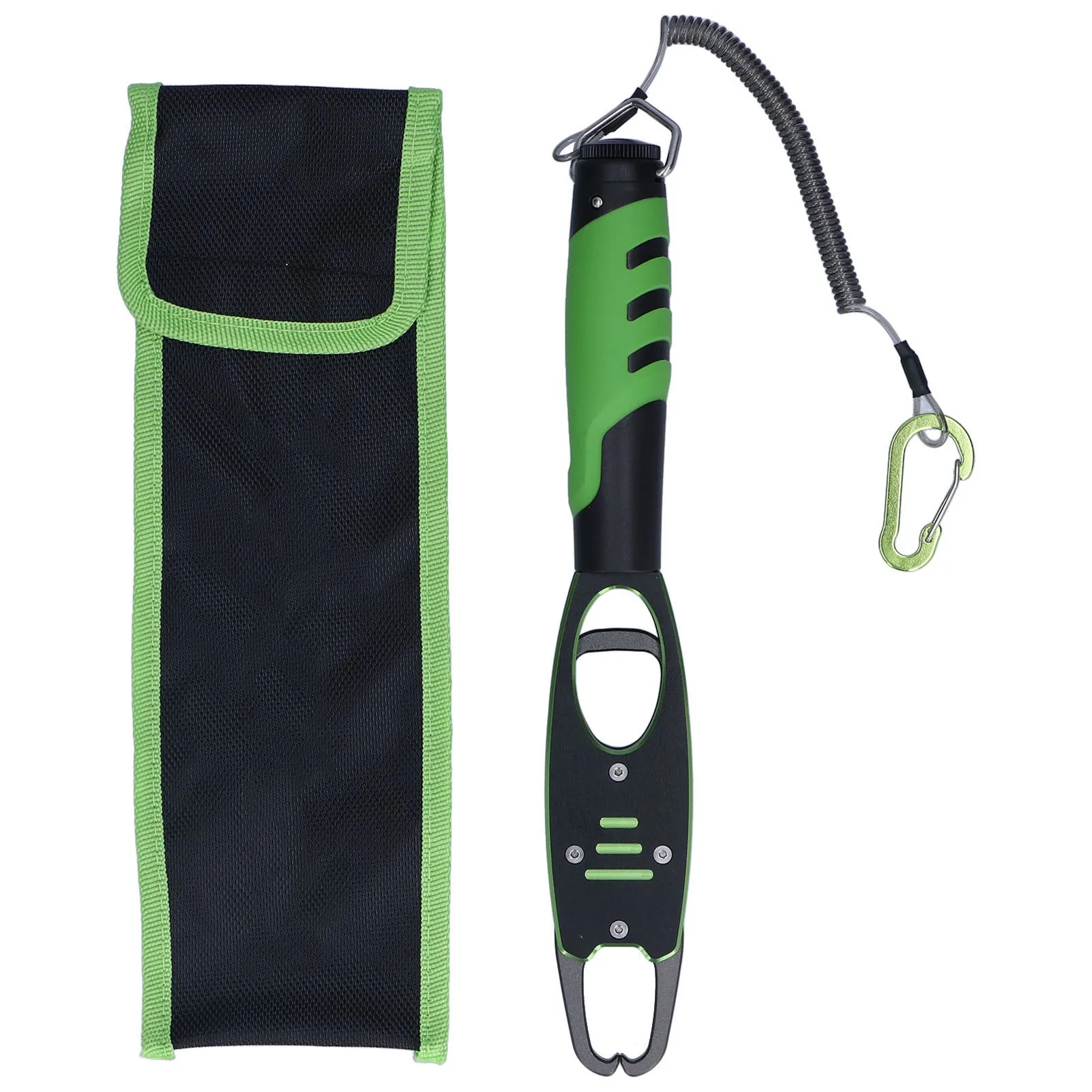 Aluminium Fishing Lip Grips Portable Fish Gripper with Rubber Handle Fishing Controller