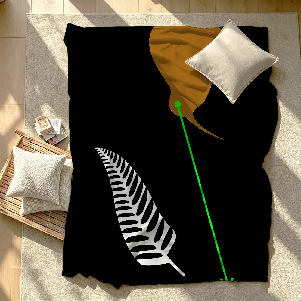 Funny L-Laser K-Kiwi Blanket Soft Warm And Thick Perfect For Bedroom Living Room Bed Sofa Camping Picnic Office Gift