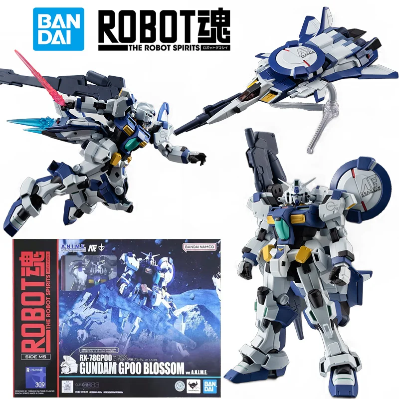 

Bandai The Robot Spirits RX-78GP00 Gundam GP00 Blossom Ver. A.n.i.m.e. 16Cm Original Action Figure Model Toy Gift Collection