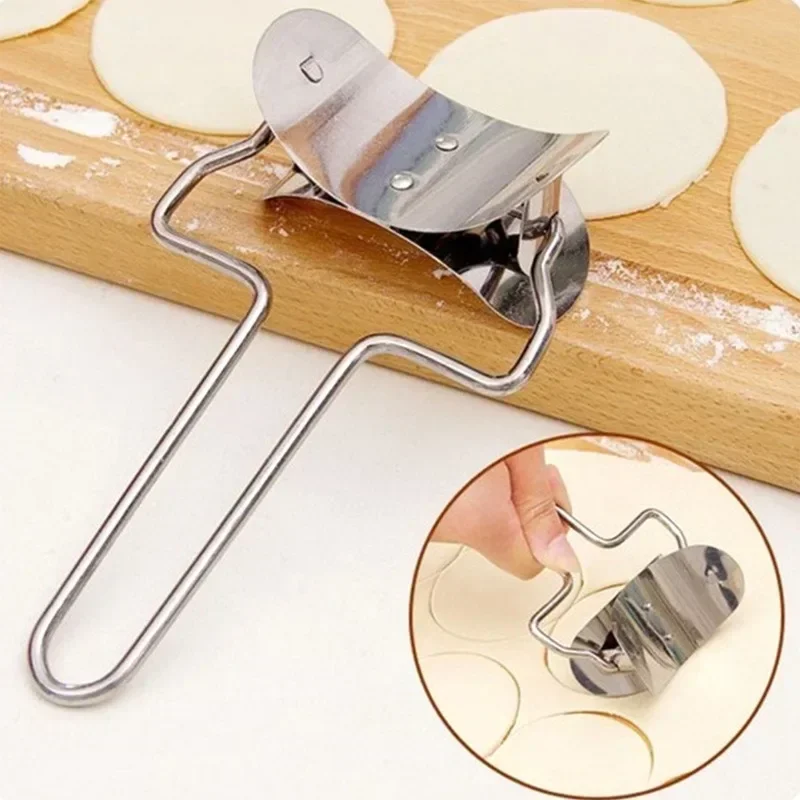 for Dumpling Wrapper Dough Stamp Cutter Pastry Pie Making Stainless Steel Dumpling Empanada Ravioli Maker Press Pierogi Mold